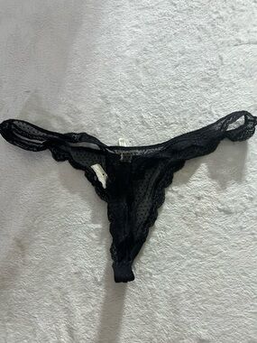 NWT Free People Intimately Polka Dot Lace Thong Panties Women’s XL Lingerie New